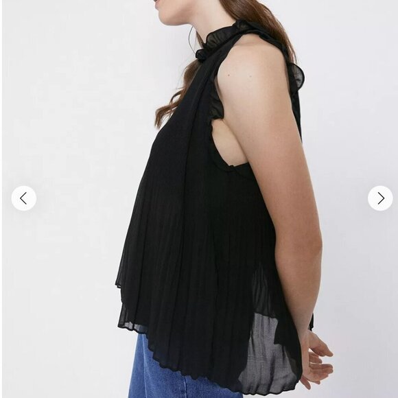 ZARA Cruise Short Casual Style Sleeveless Plain Medium Party Style Size XS NWT - Picture 2 of 6